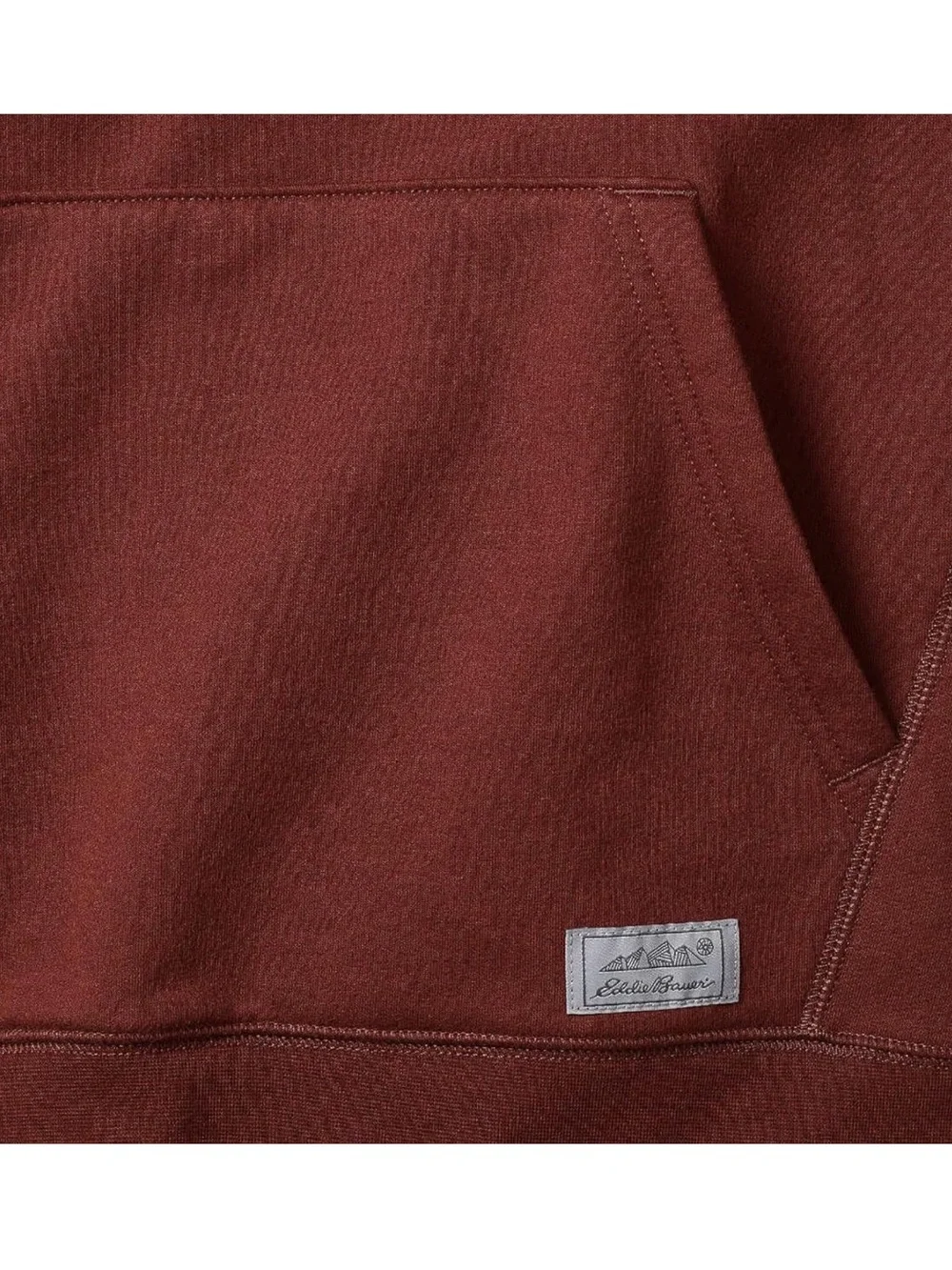 Eddie Bauer Men’s Pullover Kangaroo Pocket Hoodie Red XL